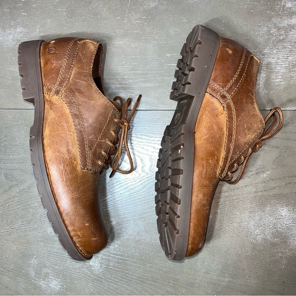 Born Oxfords Loafers Mens Lace Up  Leather NWOB US 9M Dress Shoes